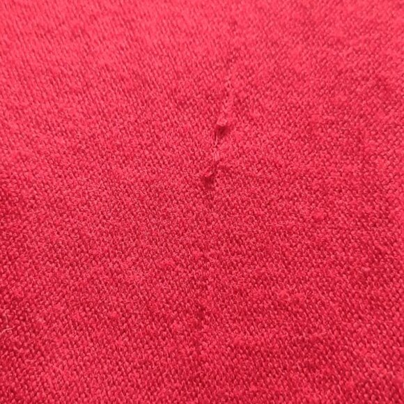 DRESS BARN CLASSIC CARDIGAN KNIT RIBBED WIDE LAPEL AND SLEEVES CRANBERRY RED 3X - Picture 11 of 12